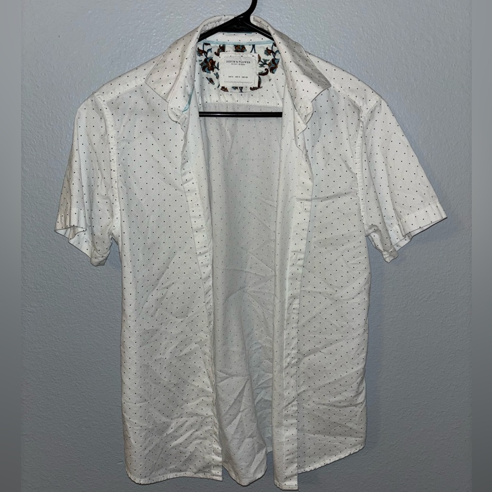 Denim & Flower Shirt